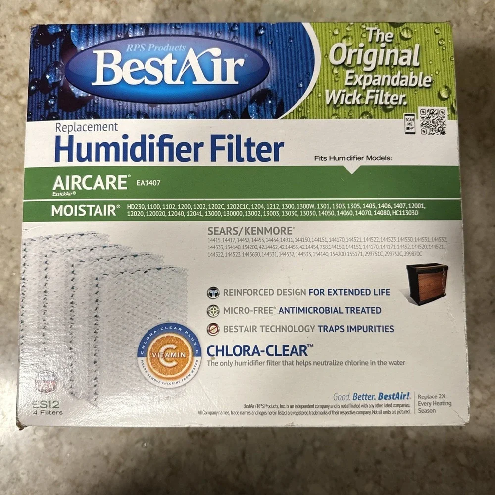 Bestair Wick,For Use With 35GV52,PK4 ES12-2 Bestair ES12-2 078757009669